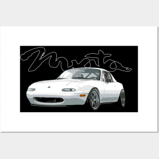 oem+ roaster miata mx-5 jdm te37 drift cars Posters and Art